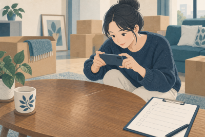 이사 후 물건 상태가 다를 때 사진과 인계 기록을 남기는 방법 관련 설명용 삽화